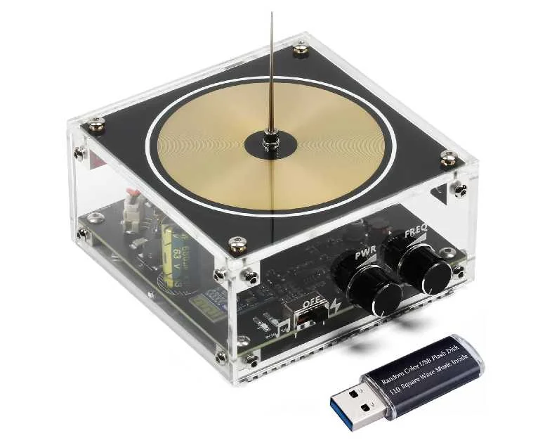 Joytech Bluetooth Music Tesla Coil Arc Plasma Loudspeaker Wireless Transmission Experiment Desktop Toy Model SSTC SS02