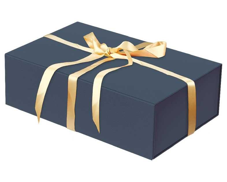 Luxury Large Gift Box 13.8"x9"x4.3" Storage Box Ribbon Magnetic Closure for Luxury Packaging Box for Mother's Day, Birthdays, Bridal Gifts,Weddings