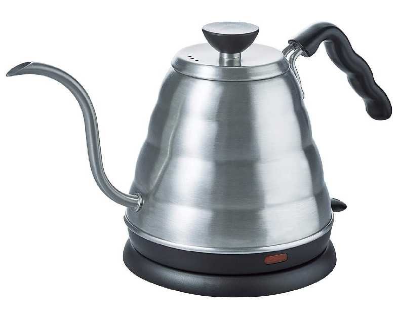 Hario V60 "Buono" Electric Gooseneck Drip Kettle, 800ml, Silver