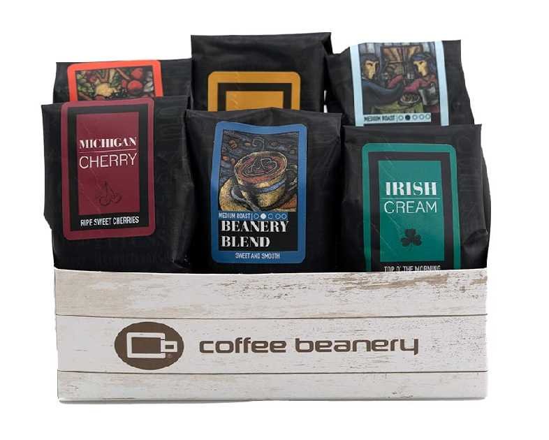 Sampler Coffee Variety Pack | 100% Specialty Arabica Coffee | 6 1.75oz Try-Me-Size one pot bags, light-medium roast