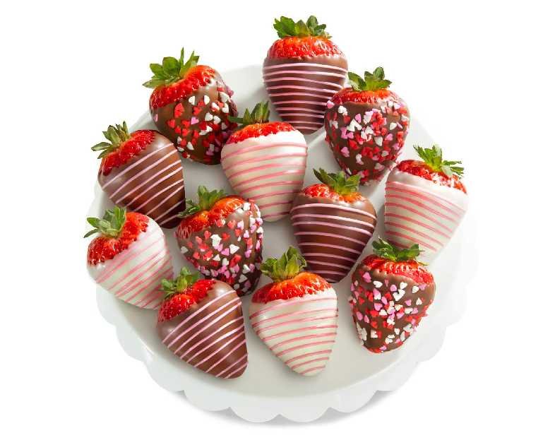A Gift Inside The Original Love Berries Chocolate Dipped Strawberries - 12 Berries