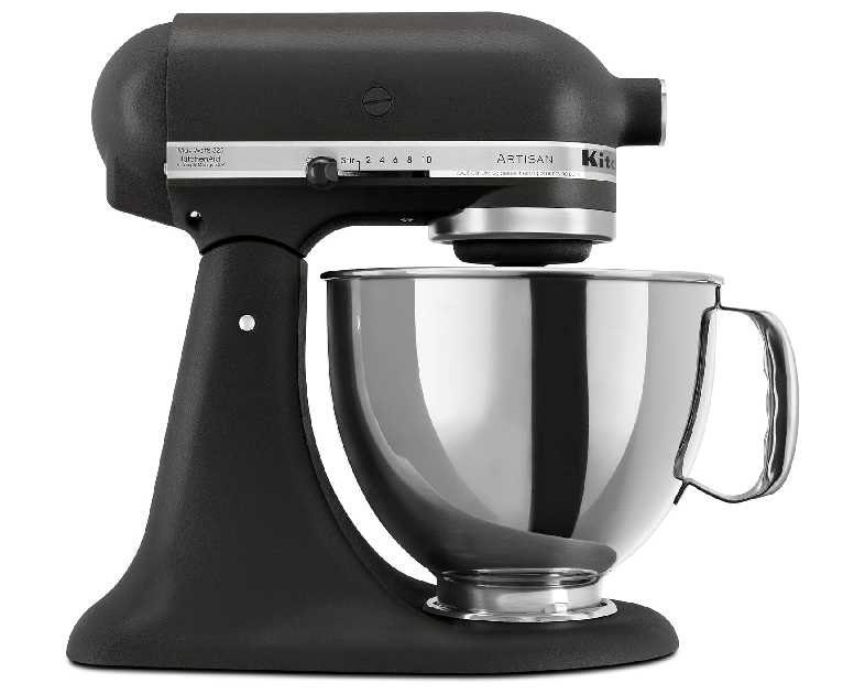 KitchenAid Artisan Series 5 Quart Tilt Head Stand Mixer with Pouring Shield KSM150PS, Cast Iron