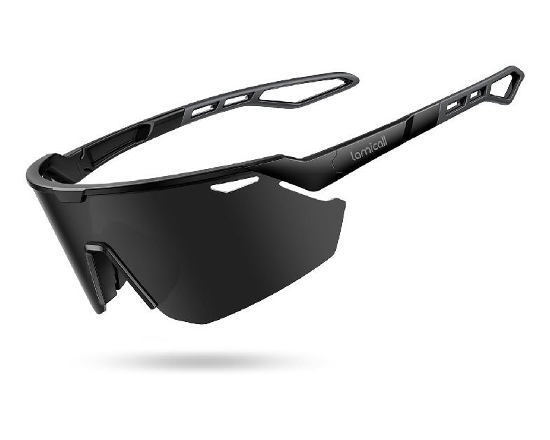 Lamicall 24g Polarized Sports Sunglasses for Men Women - UV400 Protection Sun Glasses for Running Cycling Baseball Fishing