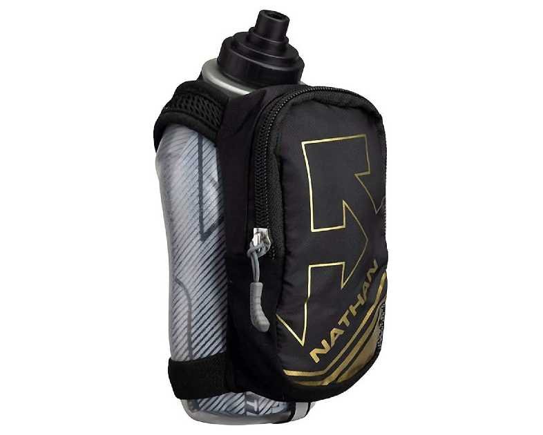 Nathan SpeedDraw Plus Insulated Handheld Water Bottle – Grip-Free Running Flask for Runners, Hiking, and Sports