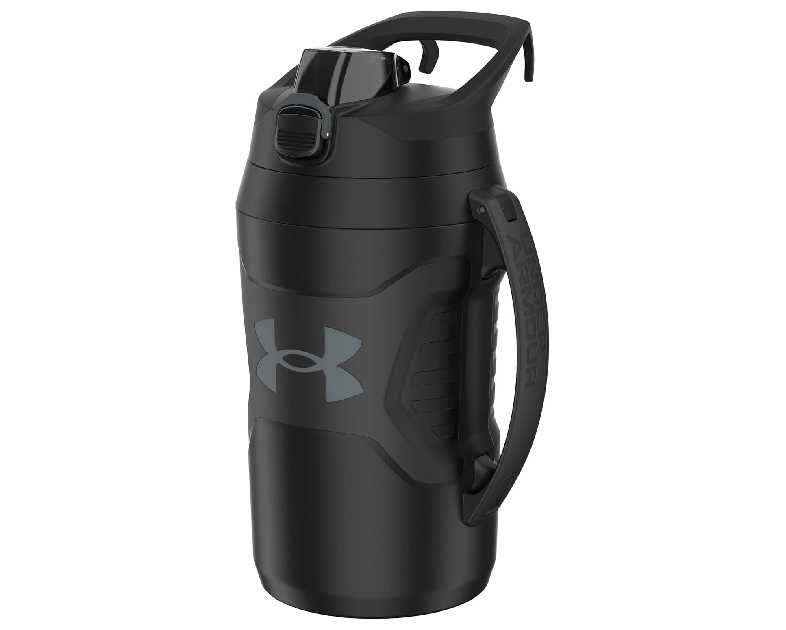Under Armour Half Gallon Water Bottle Insulated, 64oz Insulated Water Bottle with Handle, Sports Water Jug, Fence Hook, Leak Resistant, for Baseball, Football & More