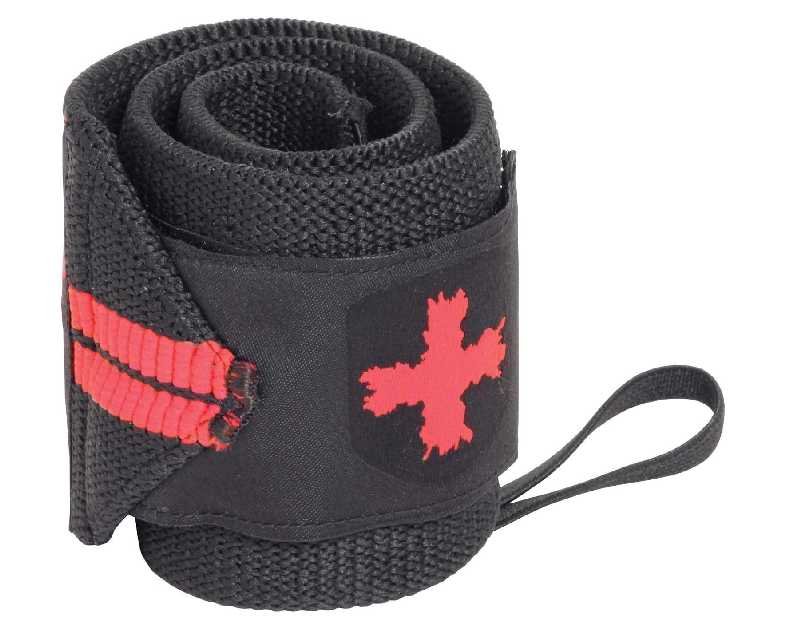 Harbinger Red Line 18-Inch Weightlifting Wrist Wraps for Men and Women (Pair)