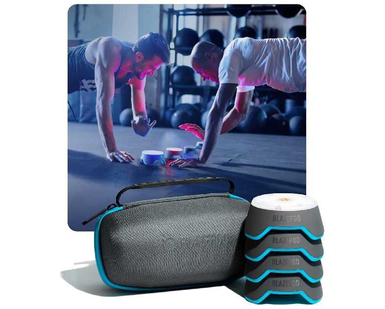 BlazePod Reaction Training Kit Smart Pods for Speed, Agility & Cognitive Drills - Pro-Level Training for Athletes, Trainers, Therapists & Coaches - App Access Included