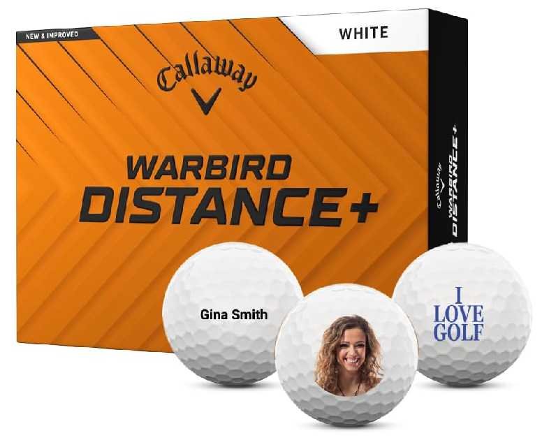 Callaway Warbird Personalized Golf Balls - Customized with Picture, Logo, Text