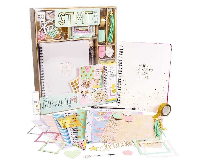 STMT D.I.Y. Dreamers Become Doers Journaling Set, Stationery Set, Bullet Journal Kit, Journaling Kit, Journals for Teen Girls, DIY Journal Set for Girls Ages - 8+