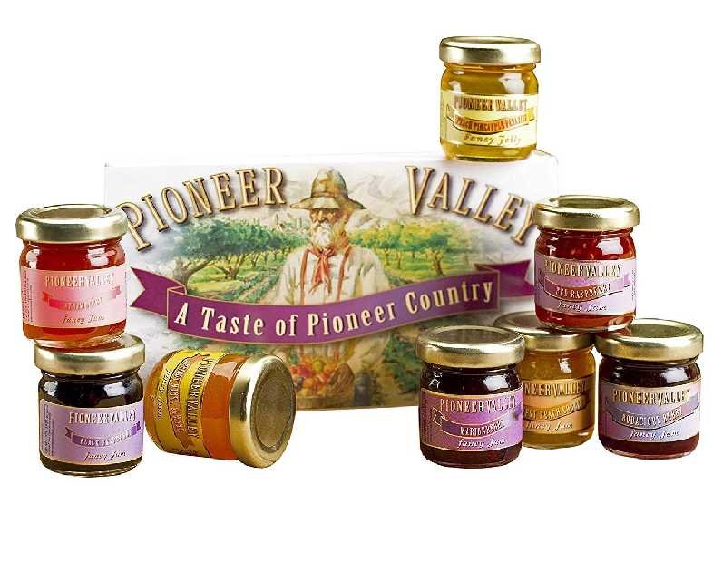 Pioneer Valley Souvenir Boxed Gourmet Jam & Jelly Sampler Gift Set