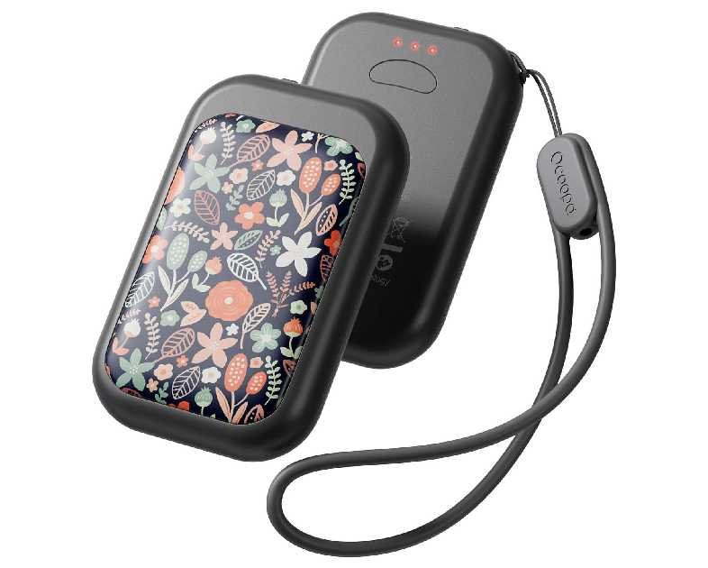 OCOOPA Magnetic Rechargeable Hand Warmers 2 Pack, Card-Style Electric AI Hand Warmers 5000mAh, Pocket Portable Hands Heater, UL Certified, for Men Women, Hunting Essentials, UT4 Young