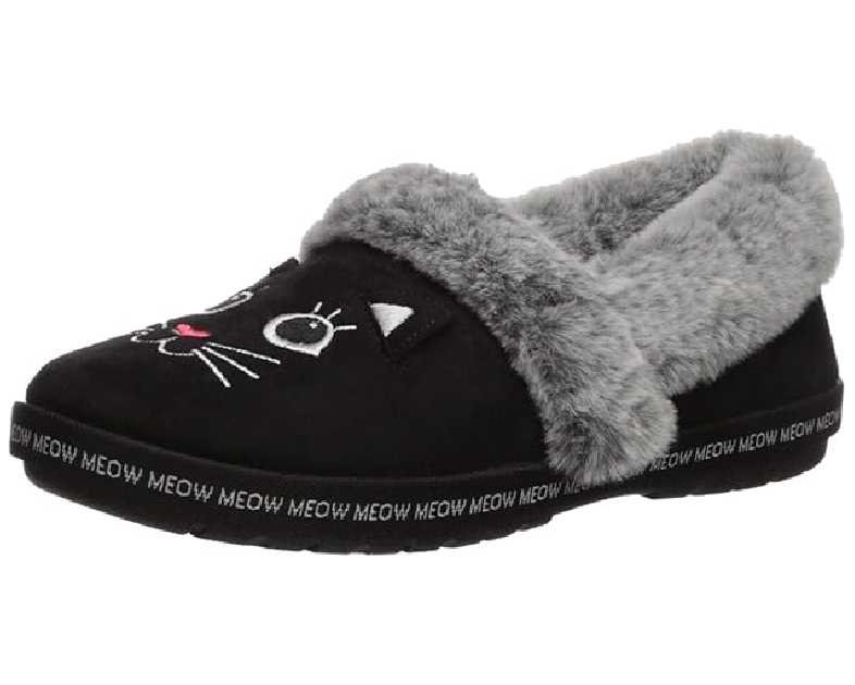 Skechers Women's Too Cozy Meow Pajamas Slipper