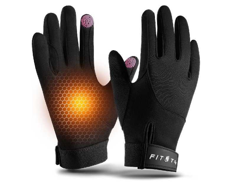 FitsT4 Sports Horse Riding Gloves Winter Equestrian Gloves Women Ladies Touchscreen for Outdoor Horseback Biking Cycling