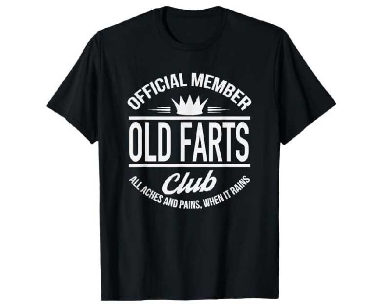 Funny Official Member Old Farts Club T-Shirt