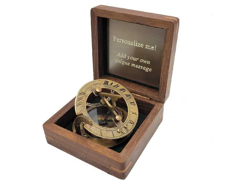 Unique Engraved Compass Gifts Personalized for US Army, Air Force, Coast Guard, Marines, Navy | Military Graduation, Promotion, and Veteran Retirement Gift