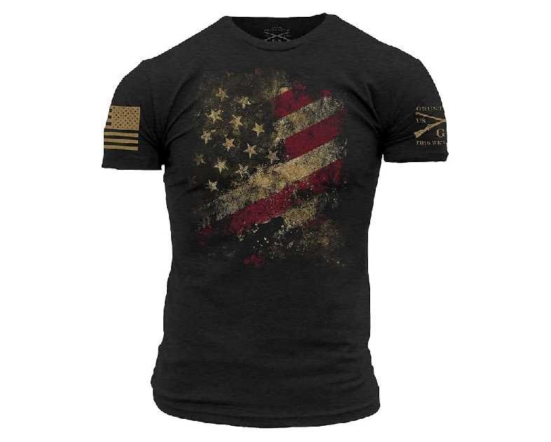 Grunt Style Worn Flag 2.0 Men's T-Shirt