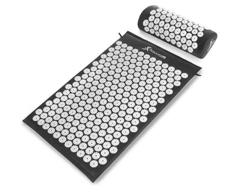 ProsourceFit Acupressure Mat and Pillow Set for Back/Neck Pain Relief and Muscle Relaxation