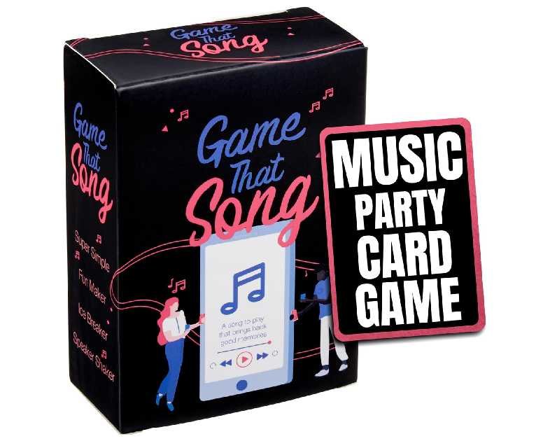 Game That Song - Fun Music Games for Adults and Teens - Compete to Play The Best Song - Great for Music Gifts, Singers, White Elephant Gifts for Adults, Secret Santa, or Karaoke