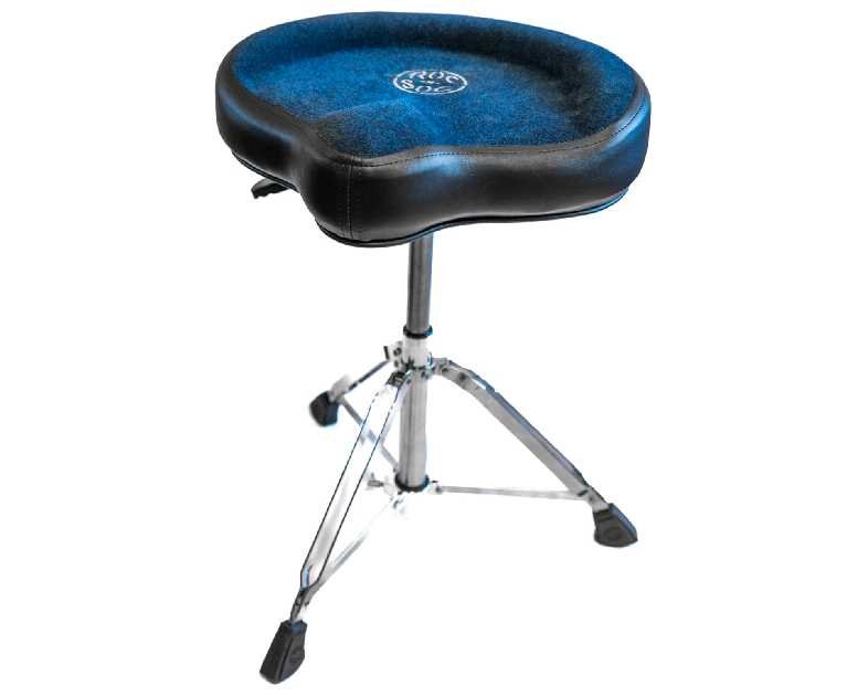 ROC-N-SOC Nitro Gas Drum Throne with Original Saddle, Blue