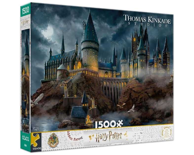 Ceaco - Thomas Kinkade - Harry Potter - Hogwart's Castle - 1500 Piece Jigsaw Puzzle