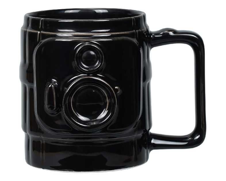 Ceramic Camera Lens Coffee Mug Funny Coffee Mug for Women and Men Black Tea Mug Christmas Birthday Anniversary Cool Photography Gifts for Photographers