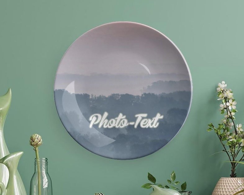 Personalized Photo Ceramic Plate