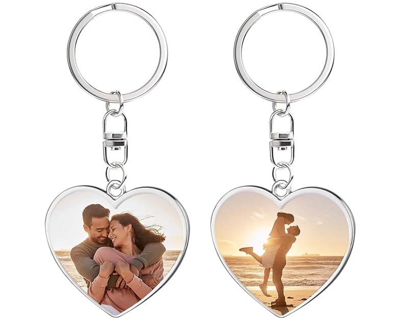 Double Sided Custom Keychain With Picture