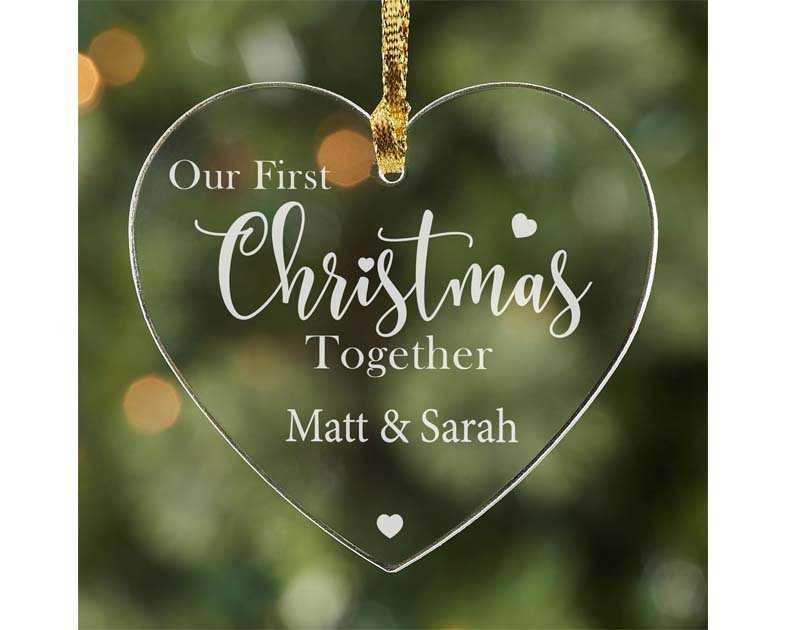 Let's Make Memories Personalized First Christmas Ornament