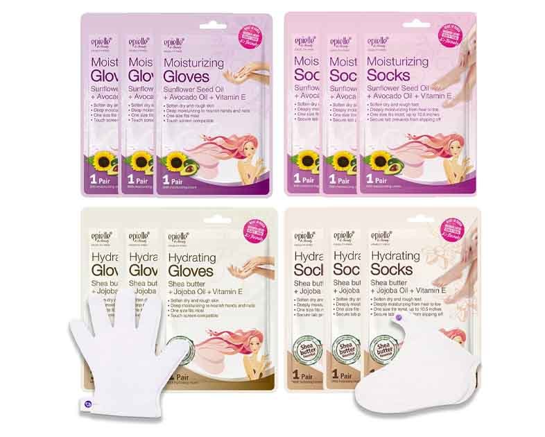 Epielle Hydrating & Moisturizing Hand & Foot Masks for Dry