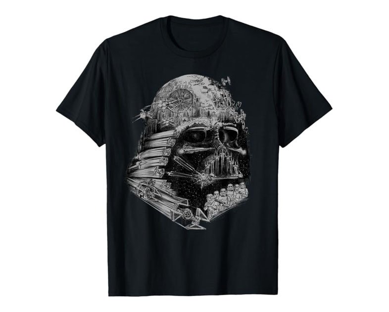 Star Wars Darth Vader Build The Empire Graphic T-Shirt