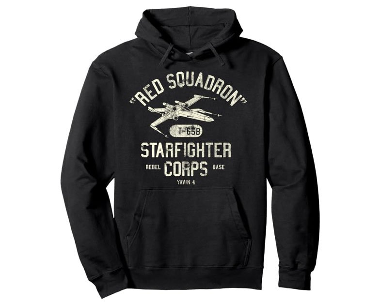 Star Wars Rebel X-Wing Starfighter Corps Collegiate Hoodie Pullover Hoodie